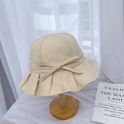 Женская шляпа панама с бантиком фото
