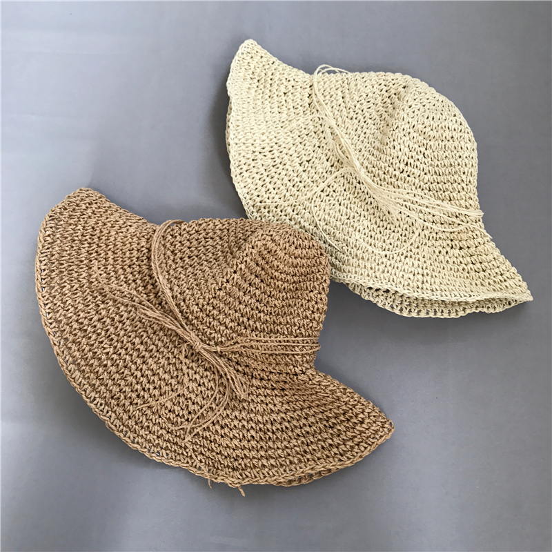 Летняя плетеная женская шляпа фото