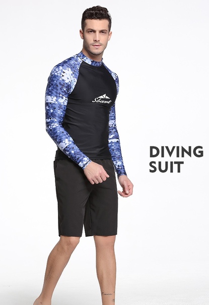 Костюм для серфинга с принтом кофта с принтом +  шорты фото