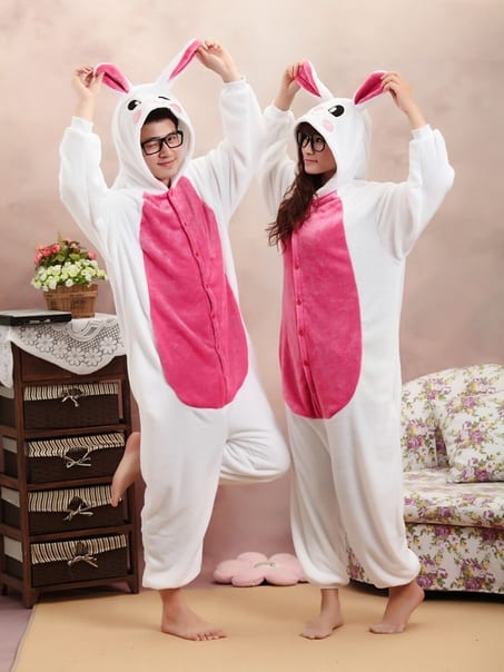 Пижама кигуруми в виде кролика фото