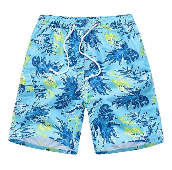 Мужские шорты плавательные  с цветами фото