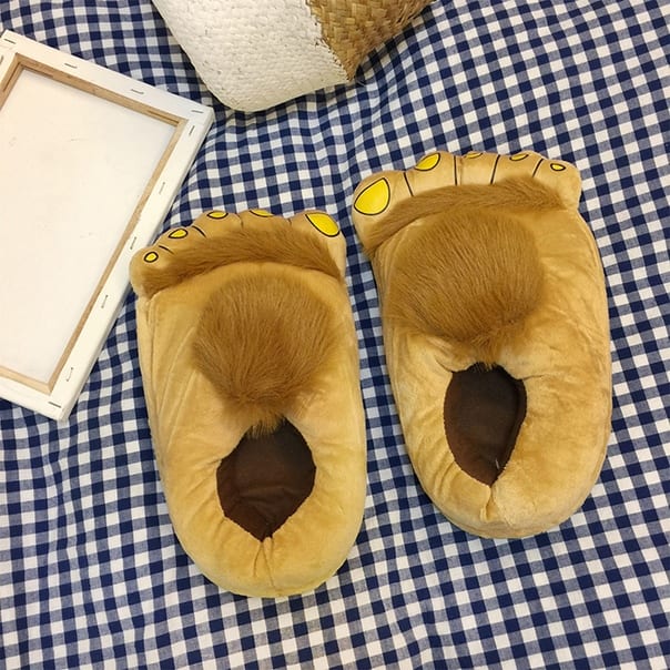 Большие тапки лапки с пушком - дикие ноги купить недорого в интернет ...