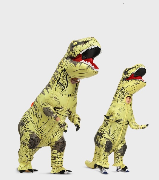 Костюм динозавра t rex надувной фото