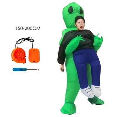 Надувной костюм зеленого инопланетянина похищение фото