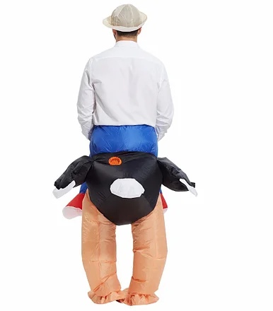 Огромный костюм страуса надувной фото