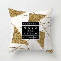 Подушка с золотыми вставками