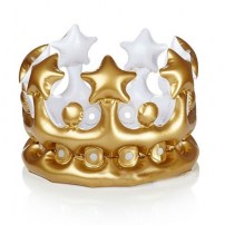 Надувная золотая корона фото