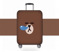 Чехол на чемодан со спящем медведем