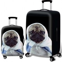Чехол на чемодан с 3D собакой