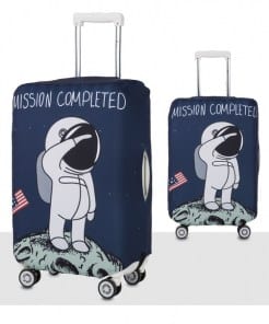 Эластичный чехол на чемодан с астронавтом