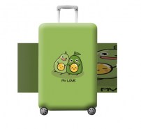 Чехол на чемодан с парой авокадо