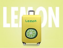 Чехол защитный на чемодан с лимоном