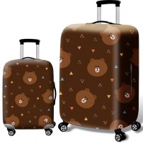 Универсальный чехол для чемодана с принтом