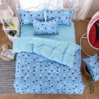 Оригинальный синий набор постельного белья