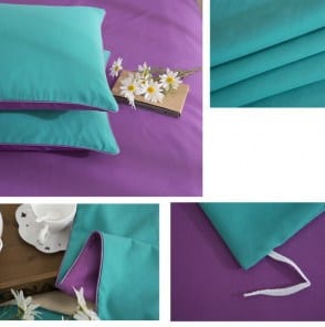 Приятный набор спального белья зеленого цвета фото