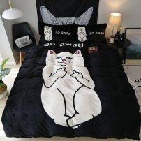 Комплект постельного белья с котом Ripndip