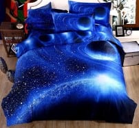Комплект постельного белья ЗD звездное небо - космос