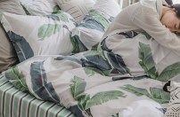 Постельный набор для спальни с листьям пальм фото