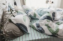 Постельный набор для спальни с листьям пальм фото