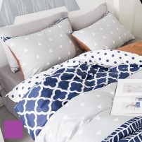 Белый постельный комплект с оленями и вышивкой фото