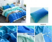 Набор постельного белья градиент фото