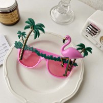 Яркие очки для вечеринок с фламинго