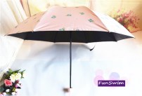 Защитный зонт от дождя с маленькими кактусами фото