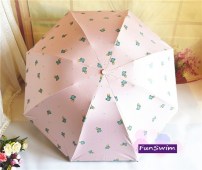 Защитный зонт от дождя с маленькими кактусами фото