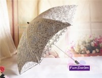 Элегантный солнцезащитный зонт с пайетками