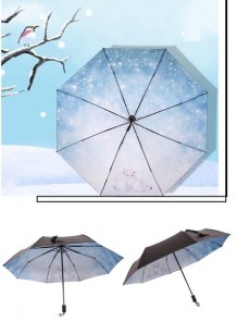 Зонтик со снегом внутри