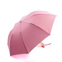 Зонт с деревяной ручкой в форме утки фото